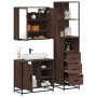 Set de muebles baño 3 pzas madera contrachapada roble marrón de , Muebles de baño - Ref: Foro24-3301149, Precio: 248,00 €, De...