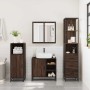 Set de muebles baño 3 pzas madera contrachapada roble marrón de , Muebles de baño - Ref: Foro24-3301149, Precio: 248,00 €, De...