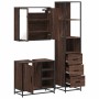 Set de muebles baño 3 pzas madera contrachapada roble marrón de , Muebles de baño - Ref: Foro24-3301149, Precio: 248,00 €, De...