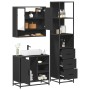 Juego de muebles de baño 3 pzas madera contrachapada negro de , Muebles de baño - Ref: Foro24-3301175, Precio: 266,77 €, Desc...