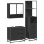 Juego de muebles de baño 3 pzas madera contrachapada negro de , Muebles de baño - Ref: Foro24-3301175, Precio: 266,77 €, Desc...