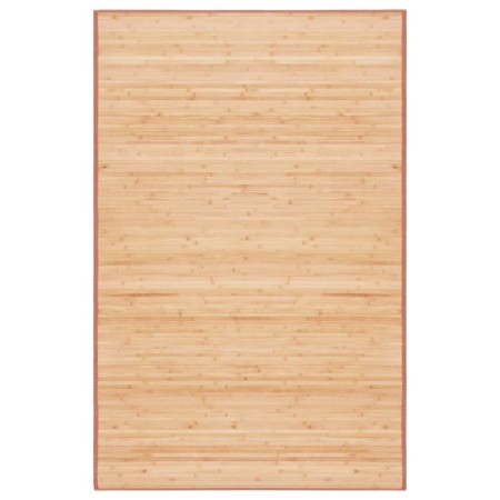 Alfombra de bambú marrón 100x160 cm en Alfombras | Comprar online en Foru.es