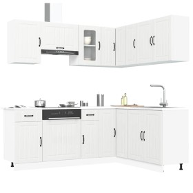 Mueble de cocina Kalmar blanco 11 piezas madera contrachapada de , Armarios de cocina - Ref: Foro24-3314941, Precio: 718,59 €...