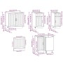 Mueble de cocina Kalmar blanco 11 piezas madera contrachapada de , Armarios de cocina - Ref: Foro24-3314941, Precio: 718,59 €...