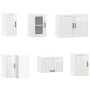 Mueble cocina Kalmar blanco brillo 11 pzas madera contrachapada de , Armarios de cocina - Ref: Foro24-3314943, Precio: 790,05...