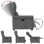Sillón reclinable de tela gris oscuro de , Sillones - Ref: Foro24-4015657, Precio: 210,07 €, Descuento: %