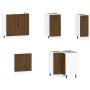 Mueble cocina Kalmar roble marrón 11 pzas madera contrachapada de , Armarios de cocina - Ref: Foro24-3314948, Precio: 679,75 ...