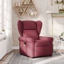 Sillón de masaje reclinable de tela color vino tinto de , Sillones - Ref: Foro24-4015669, Precio: 223,91 €, Descuento: %