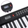 Teclado eléctrico piano 88 teclas con atril plegable de , Pianos - Ref: Foro24-4103508, Precio: 154,48 €, Descuento: %