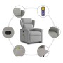 Sillón de masaje reclinable de pie de tela gris nube de , Sillones - Ref: Foro24-3303153, Precio: 271,58 €, Descuento: %