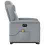 Sillón de masaje eléctrico reclinable elevable tela gris claro de , Sillones - Ref: Foro24-3303164, Precio: 305,79 €, Descuen...