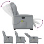 Sillón de masaje eléctrico reclinable elevable tela gris claro de , Sillones - Ref: Foro24-3303164, Precio: 305,79 €, Descuen...