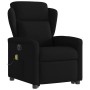 Sillón de masaje eléctrico reclinable elevable tela negro de , Sillones - Ref: Foro24-3303166, Precio: 317,71 €, Descuento: %