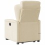 Sillón de masaje eléctrico reclinable elevable tela crema de , Sillones - Ref: Foro24-3303172, Precio: 332,00 €, Descuento: %