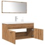 Juego de muebles baño 3 piezas madera ingeniería roble artisan de , Muebles de baño - Ref: Foro24-3328588, Precio: 274,74 €, ...