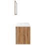 Juego de muebles baño 3 piezas madera ingeniería roble artisan de , Muebles de baño - Ref: Foro24-3328588, Precio: 274,74 €, ...