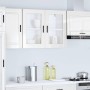Armario pared para cocina puerta cristal Porto blanco brillante de , Armarios de cocina - Ref: Foro24-854089, Precio: 97,62 €...