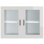 Armario pared para cocina puerta cristal Porto blanco brillante de , Armarios de cocina - Ref: Foro24-854089, Precio: 97,62 €...