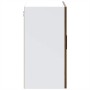 Armario de pared para cocina puerta cristal Porto roble marrón de , Armarios de cocina - Ref: Foro24-854094, Precio: 82,78 €,...