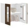 Armario pared cocina puerta de cristal Kalmar roble ahumado de , Armarios de cocina - Ref: Foro24-853672, Precio: 71,72 €, De...