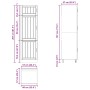 Mueble de cocina Lucca de madera contrachapada blanca de , Armarios de cocina - Ref: Foro24-853867, Precio: 202,18 €, Descuen...