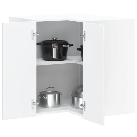 Armario de cocina de esquina pared Lucca blanca de alto brillo de , Armarios de cocina - Ref: Foro24-853859, Precio: 96,28 €,...