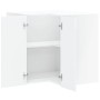 Armario de cocina de esquina pared Lucca blanca de alto brillo de , Armarios de cocina - Ref: Foro24-853859, Precio: 96,28 €,...