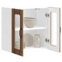 Armario pared cocina puerta de cristal Lucca madera vieja de , Armarios de cocina - Ref: Foro24-853915, Precio: 68,87 €, Desc...