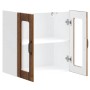 Armario pared cocina puerta de cristal Lucca madera vieja de , Armarios de cocina - Ref: Foro24-853915, Precio: 68,87 €, Desc...