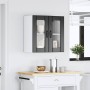 Armario pared cocina puerta de cristal Lucca negra de , Armarios de cocina - Ref: Foro24-853908, Precio: 68,76 €, Descuento: %