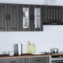 Armario pared cocina puerta de cristal Lucca negra de , Armarios de cocina - Ref: Foro24-853908, Precio: 68,76 €, Descuento: %