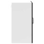 Armario pared cocina puerta de cristal Lucca negra de , Armarios de cocina - Ref: Foro24-853908, Precio: 68,76 €, Descuento: %