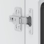 Armario pared cocina puerta de cristal Lucca negra de , Armarios de cocina - Ref: Foro24-853908, Precio: 68,76 €, Descuento: %