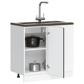 Mueble bajo de cocina Kalmar madera de ingeniería negra de , Armarios de cocina - Ref: Foro24-854319, Precio: 82,49 €, Descue...
