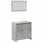Set muebles de baño 2 piezas madera contrachapada gris hormigón de , Muebles de baño - Ref: Foro24-3324852, Precio: 98,22 €, ...
