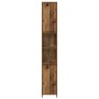 Juego de muebles de baño 4 piezas madera ingeniería envejecida de , Muebles de baño - Ref: Foro24-3328555, Precio: 209,41 €, ...