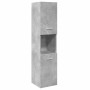 Juego muebles de baño 4 pzas madera contrachapada gris hormigón de , Muebles de baño - Ref: Foro24-3324865, Precio: 148,20 €,...