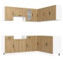 Mueble de cocina Lucca 11 piezas artesanal roble de , Armarios de cocina - Ref: Foro24-3314960, Precio: 718,92 €, Descuento: %