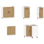Mueble de cocina Lucca 11 piezas artesanal roble de , Armarios de cocina - Ref: Foro24-3314960, Precio: 718,92 €, Descuento: %