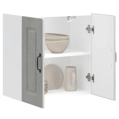 Armario de pared cocina Kalmar madera ingeniería gris hormigón de , Armarios de cocina - Ref: Foro24-853581, Precio: 53,66 €,...