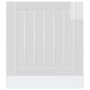 Panel lavavajillas Lucca madera contrachapada blanco brillante de , Armarios de cocina - Ref: Foro24-853899, Precio: 41,14 €,...