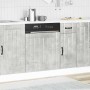 Panel lavavajillas Lucca madera contrachapada gris hormigón de , Armarios de cocina - Ref: Foro24-853901, Precio: 36,71 €, De...