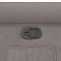 Sillón reclinable de tela gris taupe de , Sillones - Ref: Foro24-4015643, Precio: 206,39 €, Descuento: %