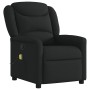 Sillón reclinable de masaje de tela negro de , Sillones - Ref: Foro24-4015608, Precio: 213,58 €, Descuento: %