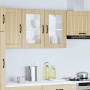 Armario pared cocina puerta de cristal Lucca roble sonoma de , Armarios de cocina - Ref: Foro24-853850, Precio: 86,06 €, Desc...