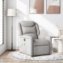 Sillón de masaje reclinable de tela gris nube de , Sillones - Ref: Foro24-4015615, Precio: 208,80 €, Descuento: %