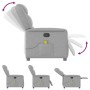 Sillón de masaje reclinable de tela gris nube de , Sillones - Ref: Foro24-4015615, Precio: 208,80 €, Descuento: %
