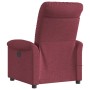 Sillón de masaje reclinable de tela color vino tinto de , Sillones - Ref: Foro24-4015629, Precio: 206,69 €, Descuento: %