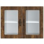 Armario pared cocina puerta de cristal Lucca roble ahumado de , Armarios de cocina - Ref: Foro24-853852, Precio: 84,43 €, Des...