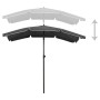 Sombrilla de jardín con palo gris antracita 200x130 cm de vidaXL, Sombrillas - Ref: Foro24-315553, Precio: 34,19 €, Descuento: %